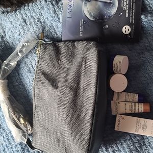 Lancome cross body bag w skin samples